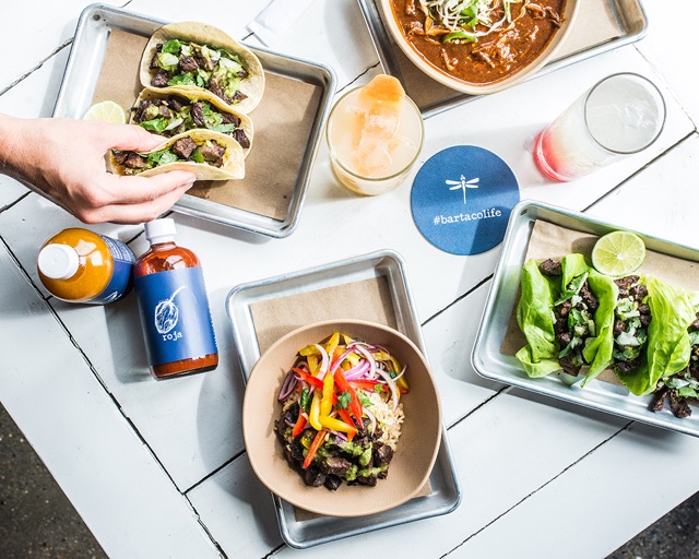 Tacos and shared plates at bartaco